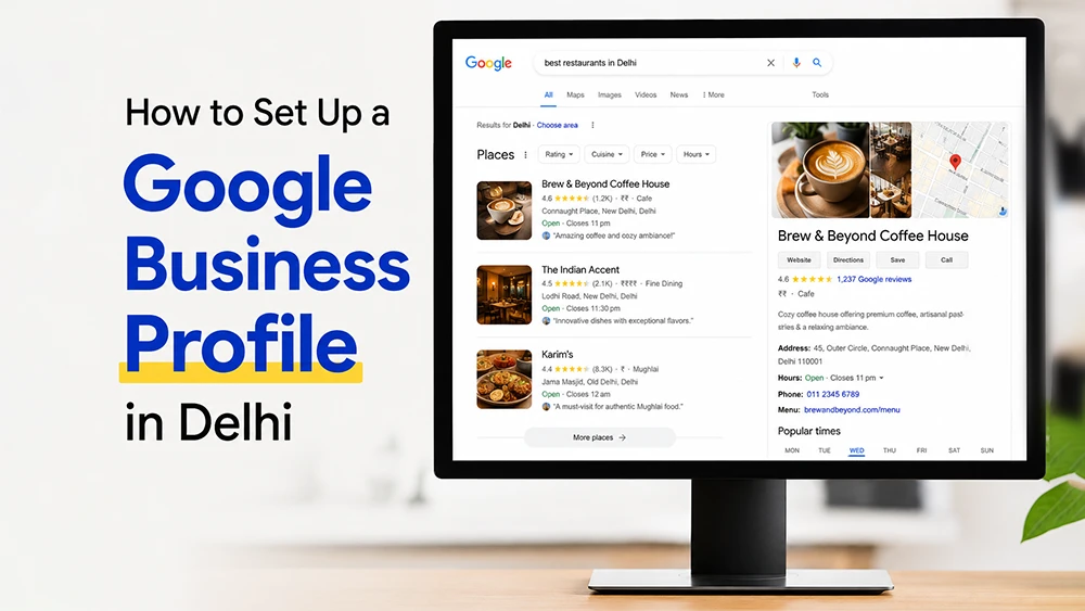 how to set up a google business profile delhi