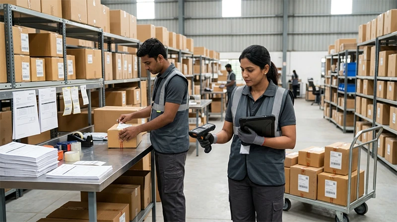Order management and fulfillment workflow for a Delhi-based eCommerce company