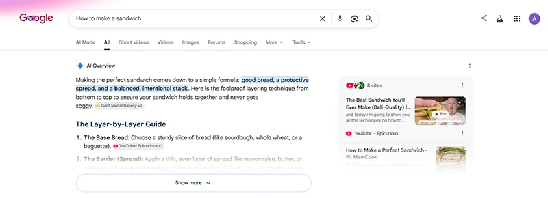 Google AI Overviews Search Generative Experience SGE optimization using GEO strategies for visibility