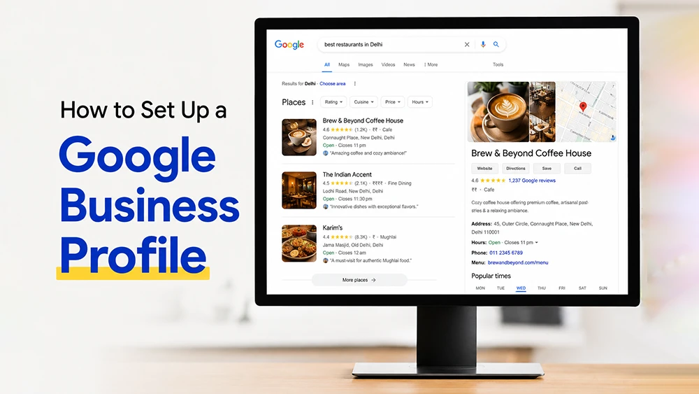 how to set up a google business profile